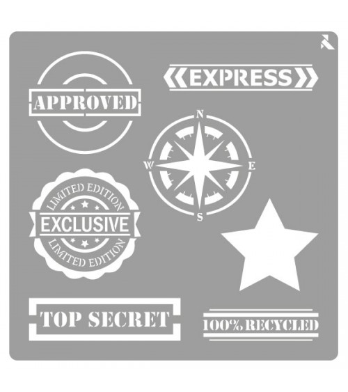 STENCIL ST-04 STAMPS