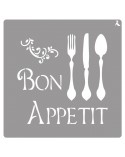 STENCIL ST-07 BON APETTIT