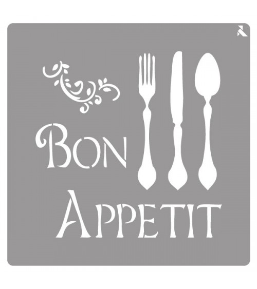 STENCIL ST-07 BON APETTIT