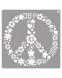 STENCIL ST-20 PEACE