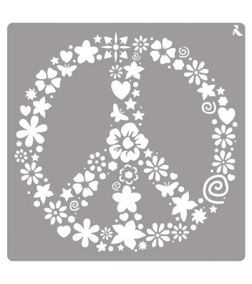 STENCIL ST-20 PEACE