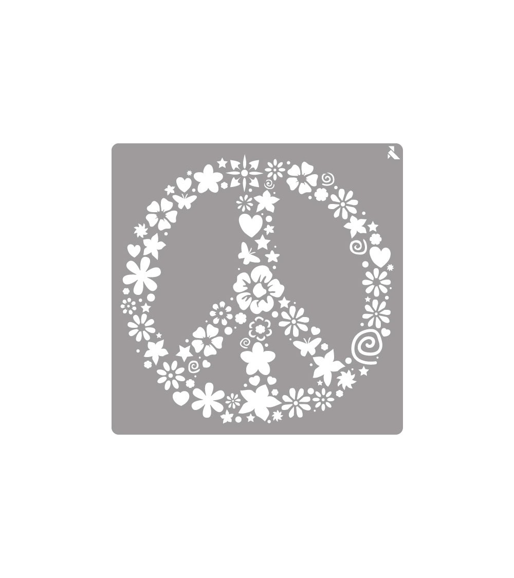 STENCIL ST-20 PEACE