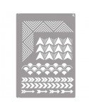 STENCIL ST-21 GEOMETRIC