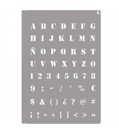 STENCIL ST-23 ALPHABET