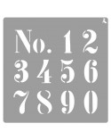 STENCIL ST-25 NUMBERS