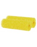 PACK 2 REC. MINI ESPONJA PORO 3 AMARILLO. 11 CM.