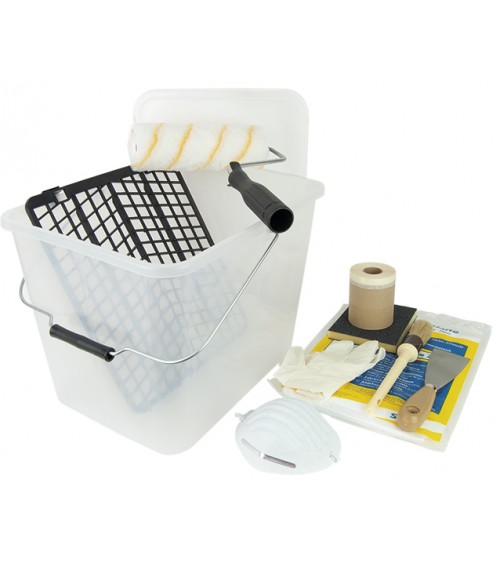 KIT ESSENTIAL INTERIORES LISOS  (EN CUBETA 14 L TRANSPARENTE