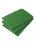 PACK 3 ESTROPAJOS FIBRA VERDE 22 X 15 X 0,75 CM.