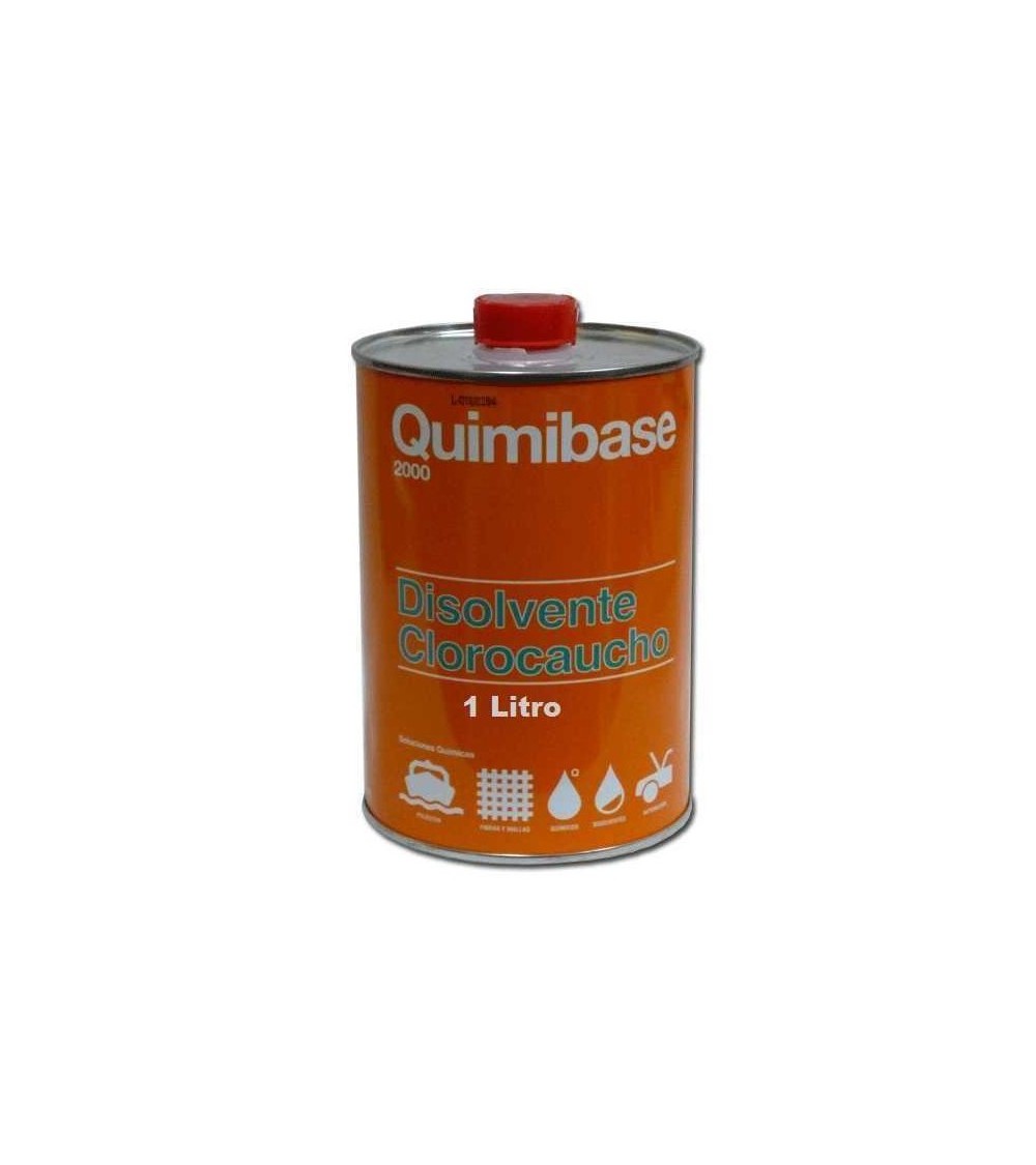 DISOLVENTE CLOROCAUCHO 1L QUIMIBASE