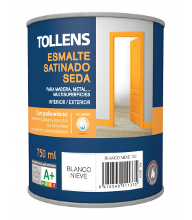 ESMALTE AL AGUA SATINADO SEDA 750 ML