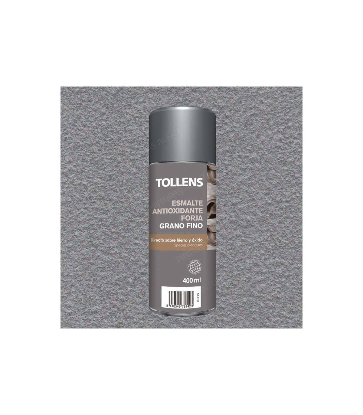 "DESCATALOGADO" SPRAY ESMALTE ANTIOXIDANTE FORJA GRANO FINO 400 ML***
