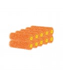 PACK 10 REC. MINI ESPONJA PORO 3 NARANJA 11CM