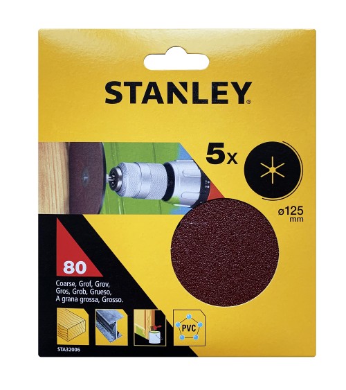 5 DISCOS DE LIJA Ø 125MM