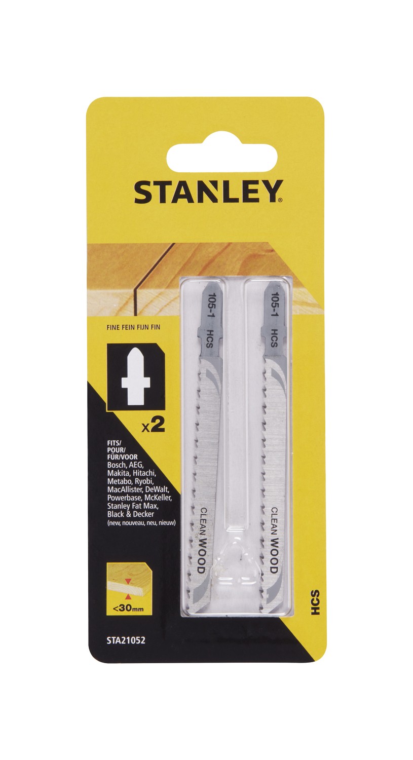 Lot De 3 Lames HCS – Coupe Fine, Droite Et Sans éclats – Pour Matériaux Tendres