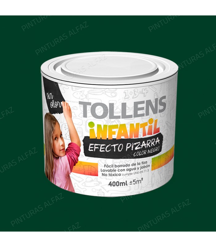 INFANTIL PIZARRA TOLLENS VERDE 400ML ***