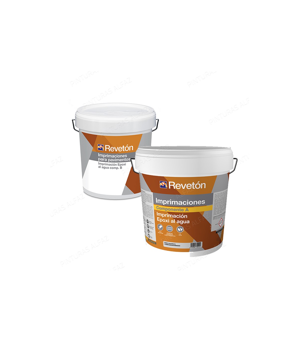 KIT IMPRIMACIÓN EPOXI AL AGUA (COMP.A+B) 3,2LT+0,8LT DE AGUA ***