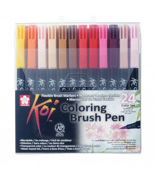 "OFERTA" KOI COLOR BRUSH SET 24**