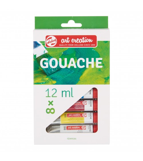 SET GOUACHE 12ML X 8UND