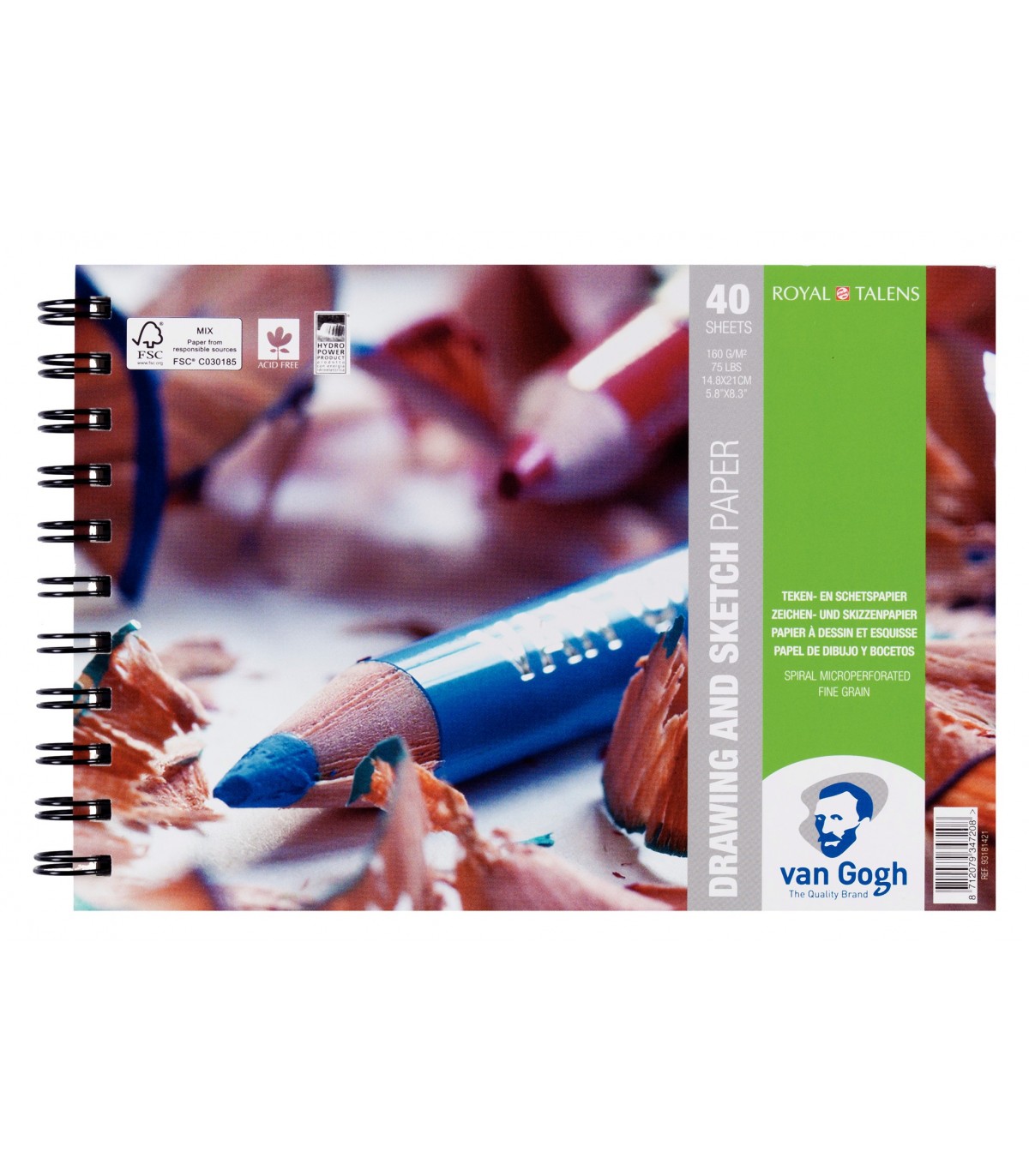 BLOC ESBOZO PAPEL 14,8x21 160G