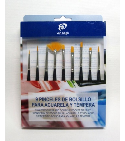 SET PINCELES VAN GOGH 9UND