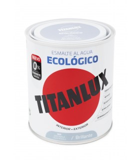 "OFERTA" TITANLUX ESM  AGUA ECO BRILLO GRIS PERL.750ML ***