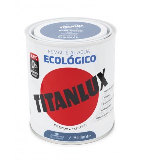 "OFERTA" TITANLUX ESM  AGUA ECO BRILLO GRIS MARE.750ML ***