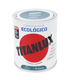 "OFERTA" TITANLUX ESM  AGUA ECO BRILLO VERDE JAD.750ML ***