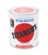 "OFERTA" TITANLUX ESM  AGUA ECO BRILLO ROJO CORA.750ML ***