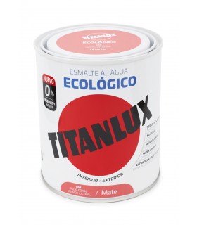 "OFERTA" TITANLUX ESM  AGUA ECO MATE ROJO COR.750ML ***