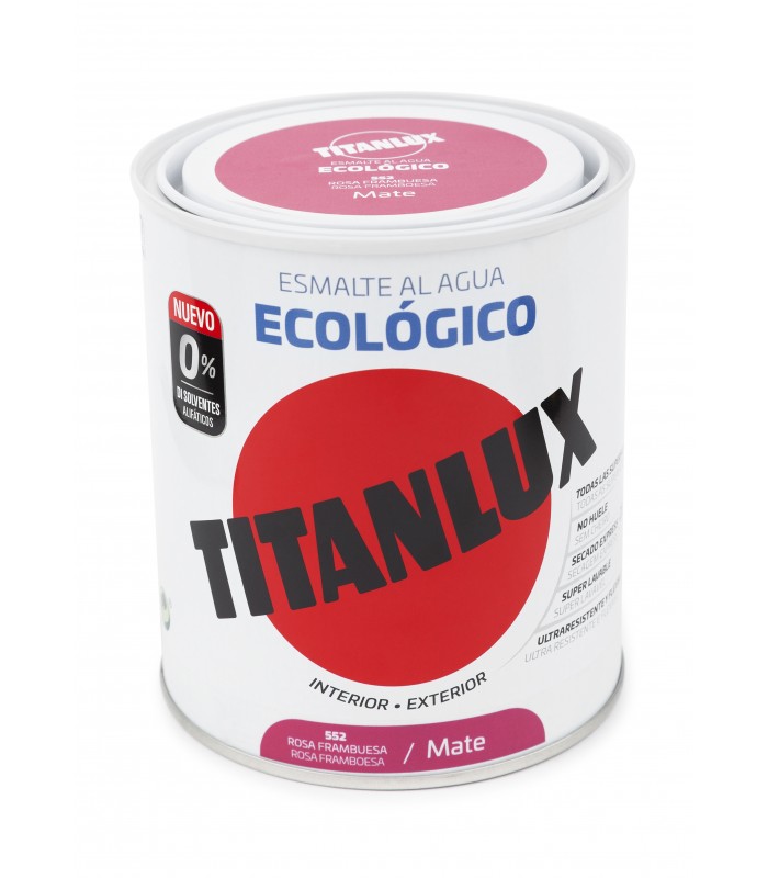 "OFERTA" TITANLUX ESM  AGUA ECO MATE ROSA FRA.750ML ***