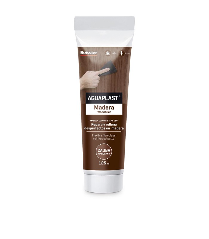 AGUAPLAST MADERA CAOBA TUBO 125ML