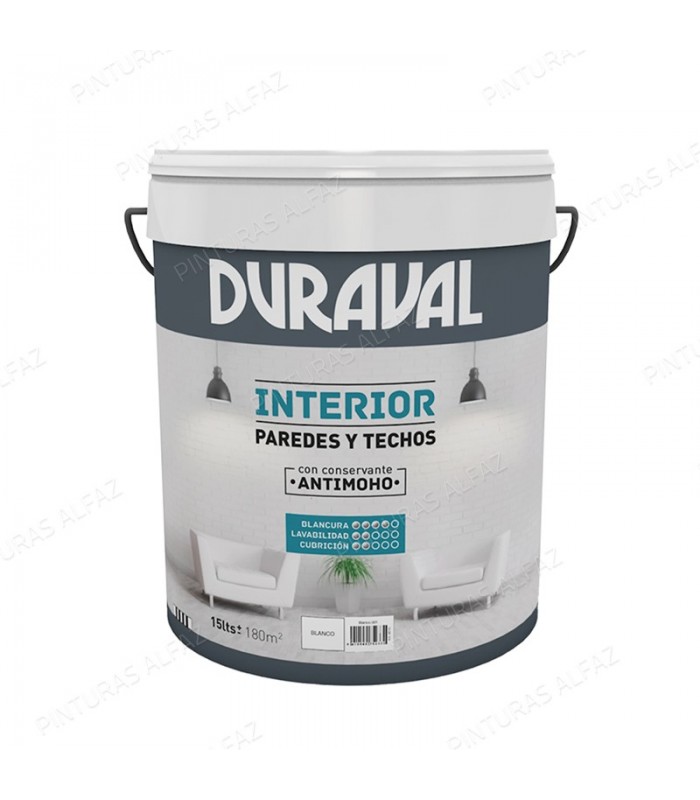 DURAVAL INT EXT MATE BLANCO BASE BL 15LT