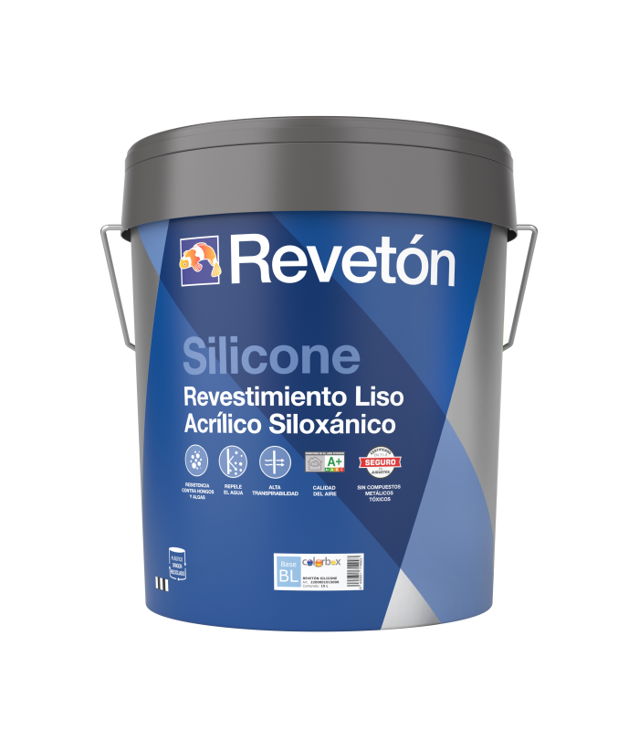 REVETÓN SILICONE BLANCO/BASE BL 4LT