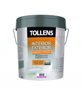TOLLENS INTERIOR EXTERIOR BLANCO BASE BL 4LT