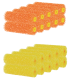 PACK 10 REC. MINI PORO 3 NARANJA 11CM