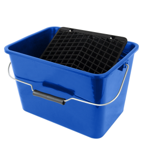 CUBETA AZUL PLÁSTICO 7 L + REJILLA