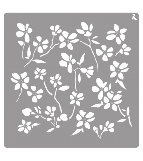 STENCIL ST-01 FLOWERS